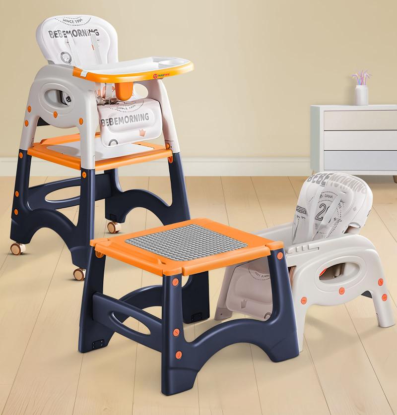 Wooden High Chair With Tray, Adjustable High Chair Barbados | Ubuy