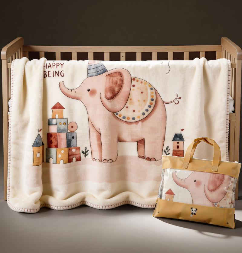 Premium Baby Blanket for Newborns & Infants – Ultra Soft Warm Baby Wrap - Pack of 1 - Assorted Color & Design