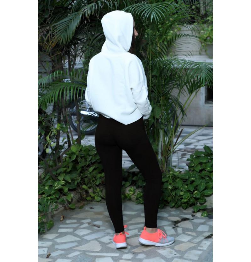 Waist Black Maternity Leggings cum Pant