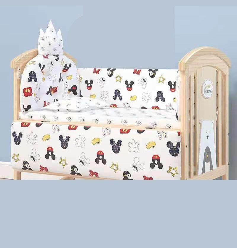 mickey mouse crib bumper