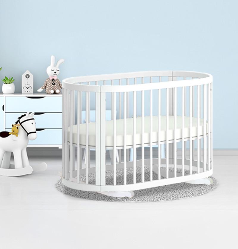 Baby Crib Rocking Bed Oval Multifunction Baby Crib Bed Oval Baby